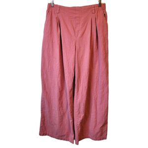 Halara Women's Salmon Pink 100% Cotton Trouser Pants Size XL Tall